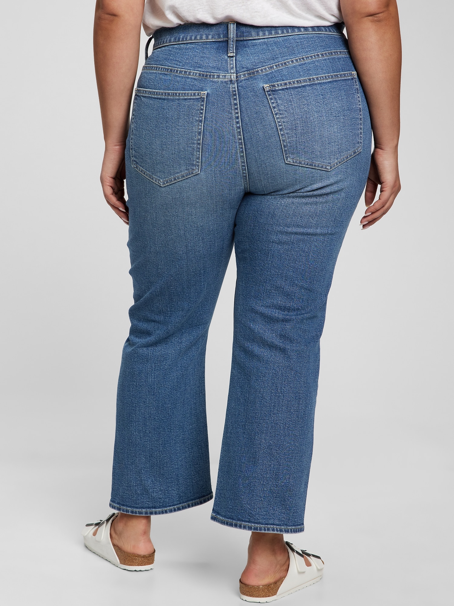 High Rise Kick Fit Jeans with Washwell | Gap