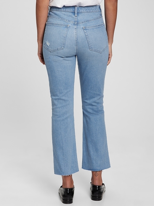 High Rise Kick Fit Jeans with Washwell Gap