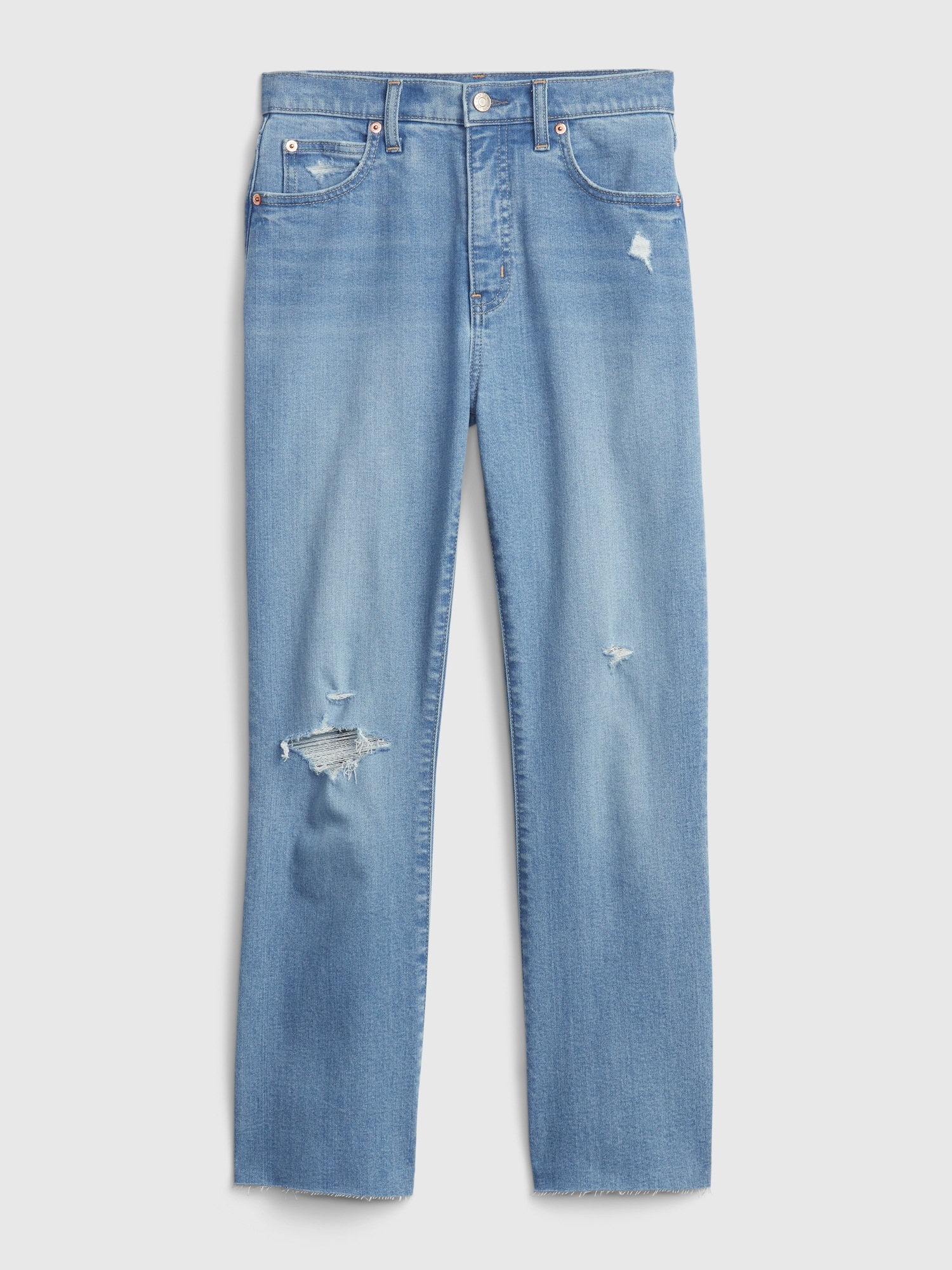 High Rise Kick Fit Jeans with Washwell Gap