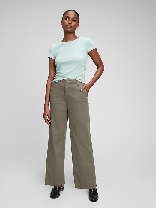 gap loose khakis