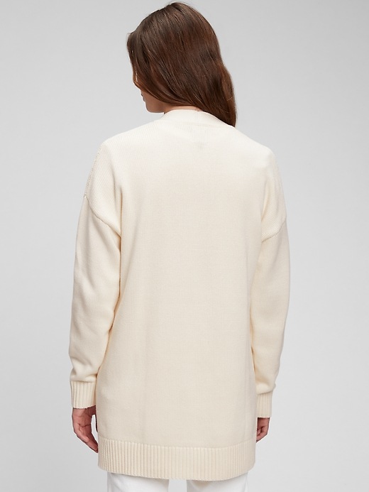 Image number 5 showing, Open-Front Long Cardigan