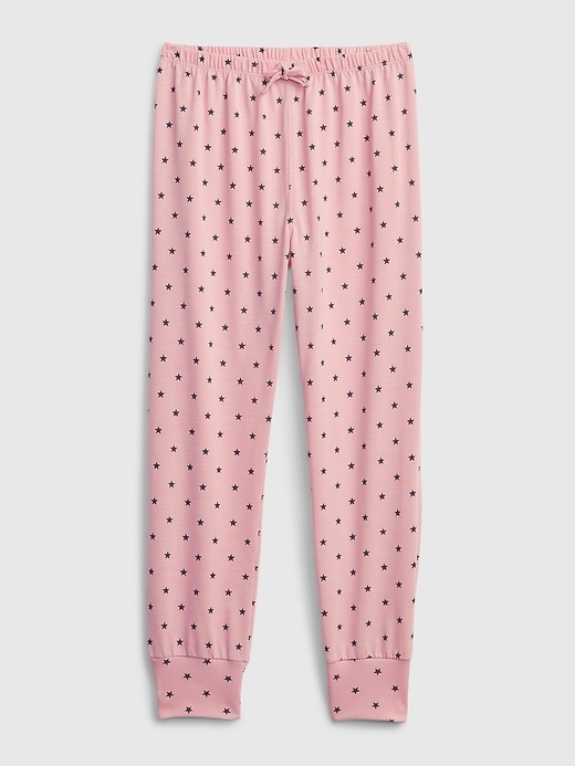 Image number 1 showing, Kids 100% Recycled Polyester Star PJ Joggers