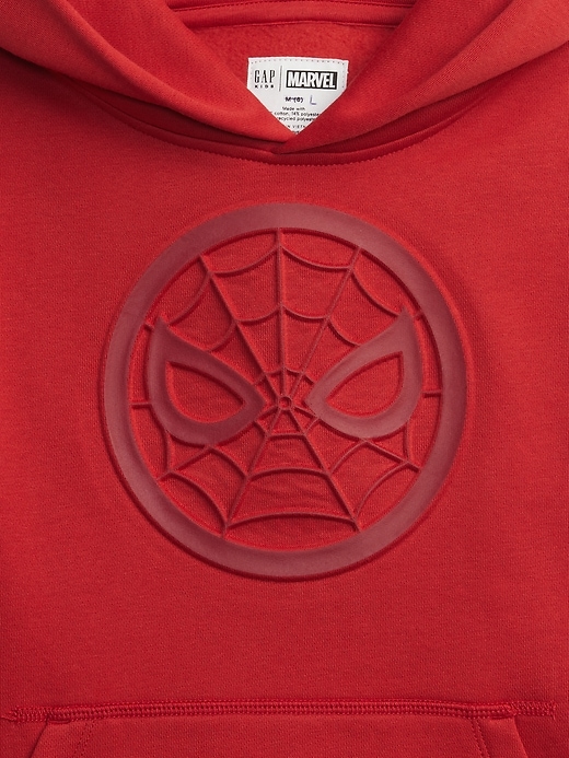 2 of 8 showing, with the color red of product GapKids &#124 Marvel Vintage Soft Graphic Hoodie