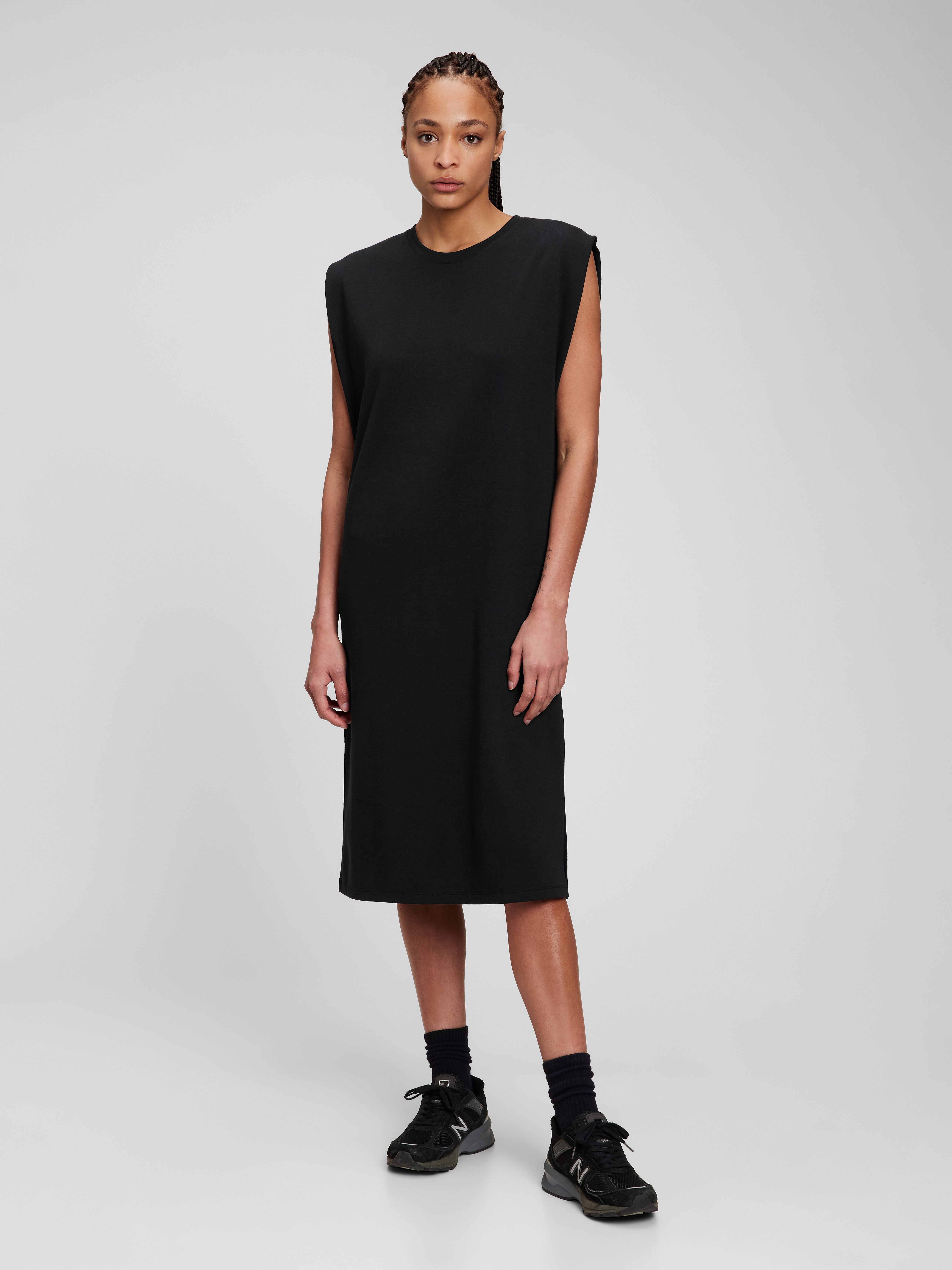 Modern Muscle Sleeveless T-Shirt Dress ...