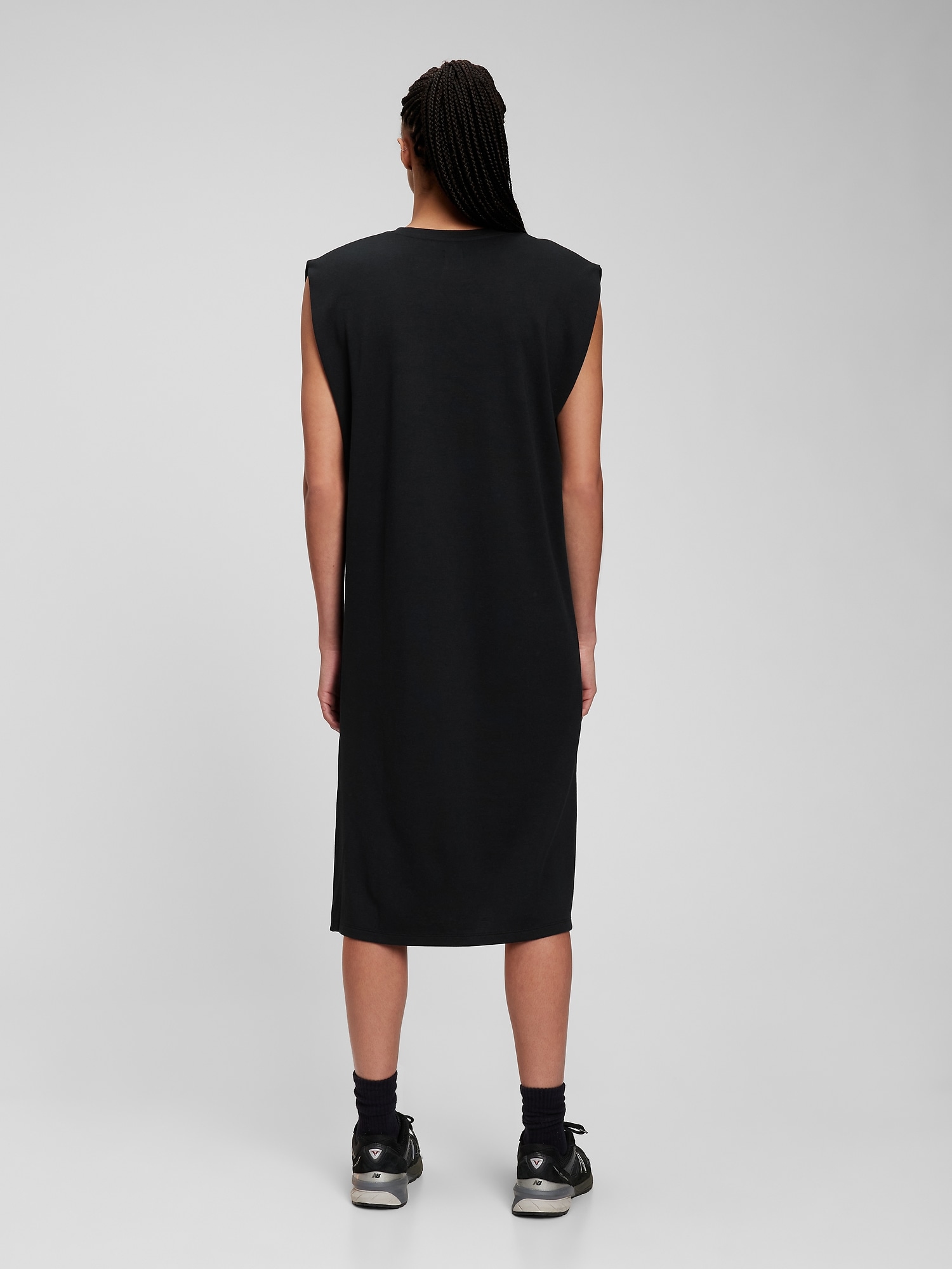 Modern Muscle Sleeveless T-Shirt Dress ...