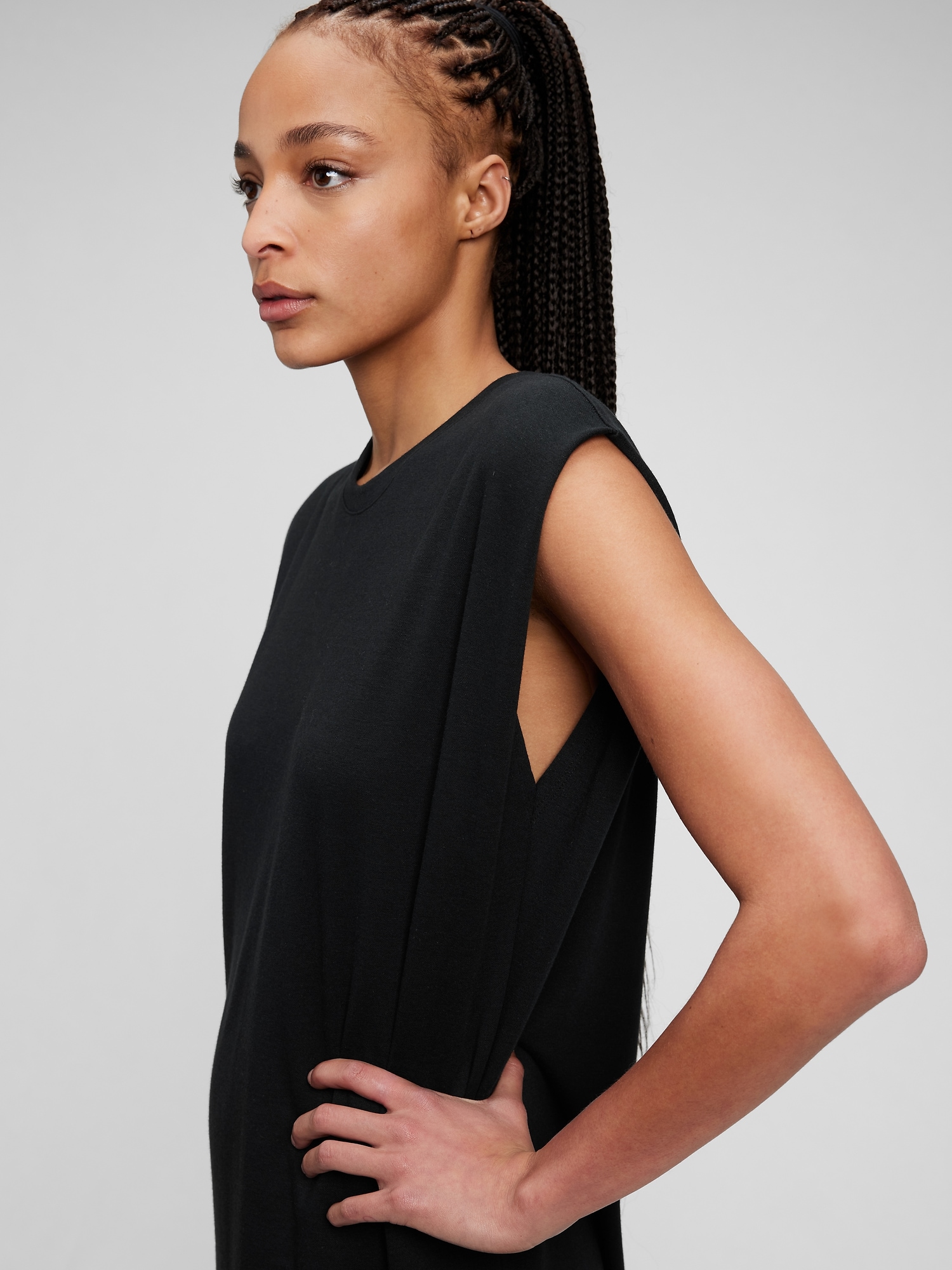 Muscle deals shirt dress
