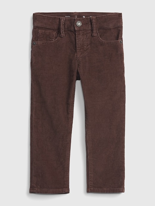 1 of 8 showing, with the color espresso brown of product Toddler Slim Cords