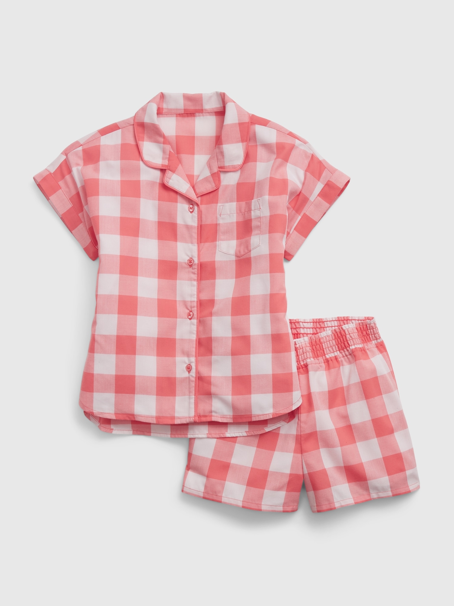 Kids 100 Recycled PJ Shorts Set Gap