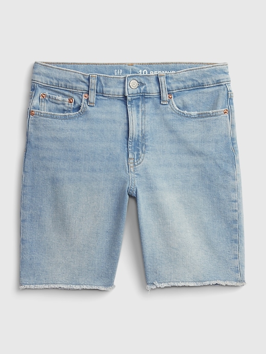 View large product image 1 of 1. Kids High-Rise Bermuda Shorts with Washwell