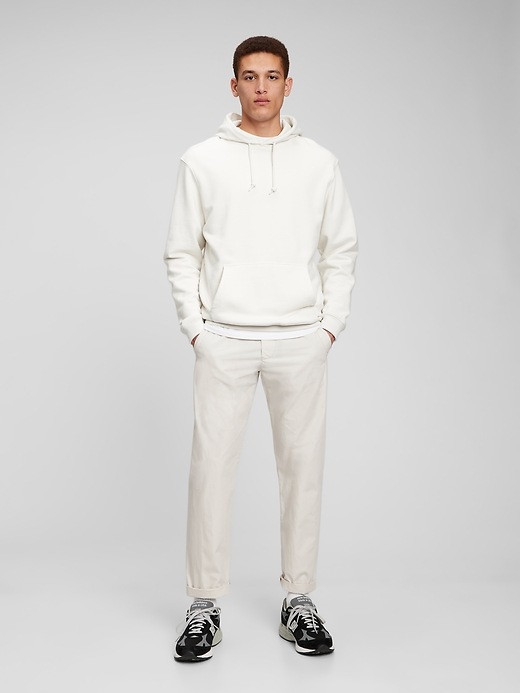 1 of 8 showing, with the color sandstone beige of product Lightweight Slim Taper Pull-On Pants