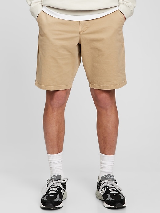 1 of 8 showing, with the color CLASSIC KHAKI of product 10" Vintage Shorts