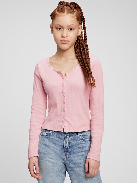 Image number 9 showing, Teen Rib Cardigan