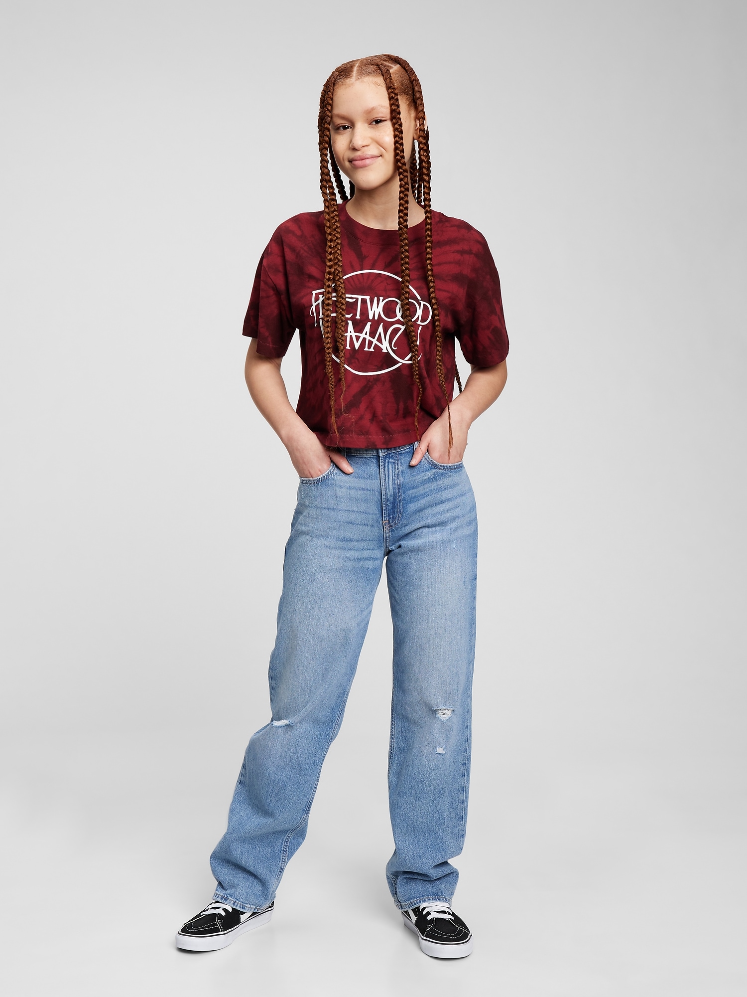Teen Mid Rise '90s Loose Jeans with 