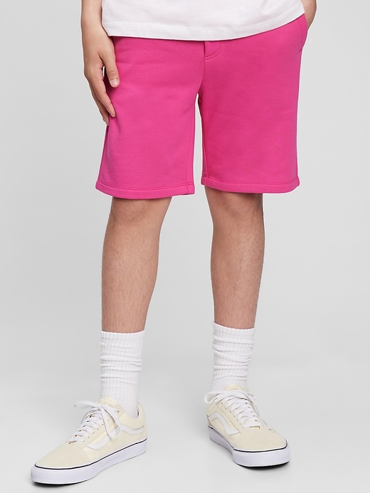 Image number 7 showing, Teen Fleece Pull-On Shorts