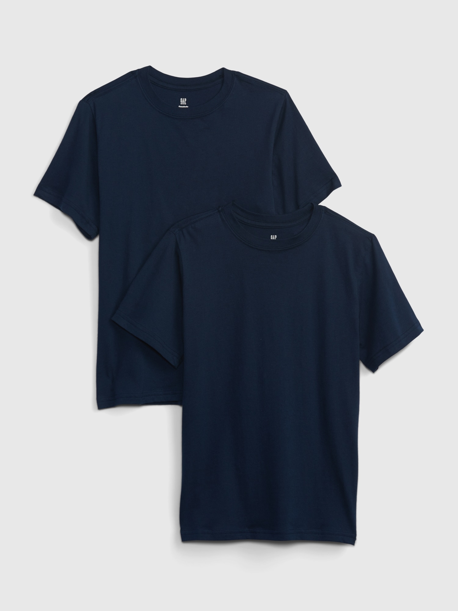 Gap Kids Organic Cotton Undershirt (2-Pack) blue. 1