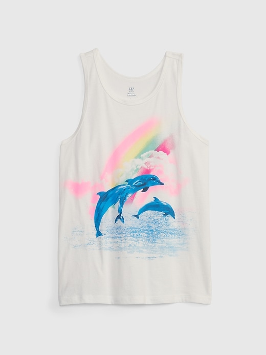 Image number 1 showing, Kids Organic Cotton Graphic Tank Top