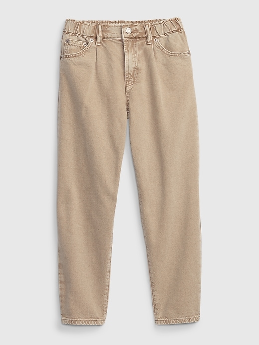 Kids High-Rise Barrel Jeans