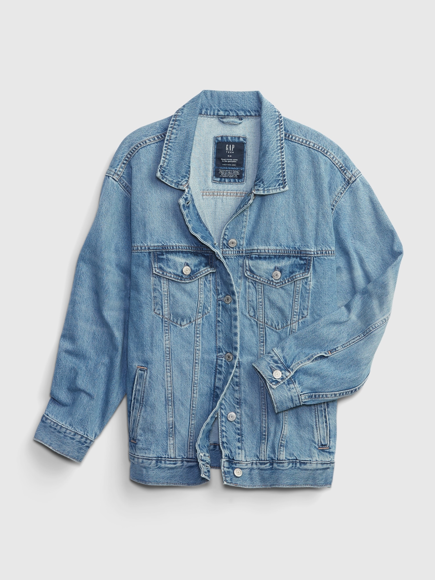 gap oversized denim jacket