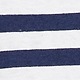 navy blue & white stripe