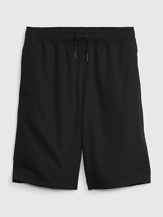 2 of 8 showing, with the color true black of product Teen Quick-Dry Shorts