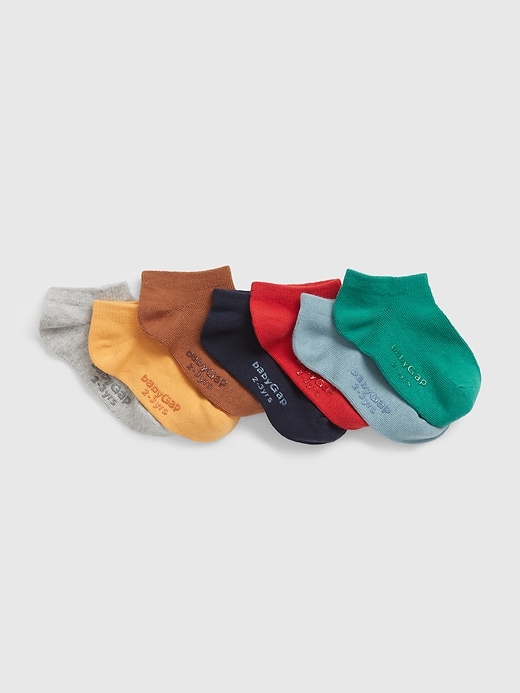 View large product image 1 of 1. Toddler No Show Socks (7-Pack)