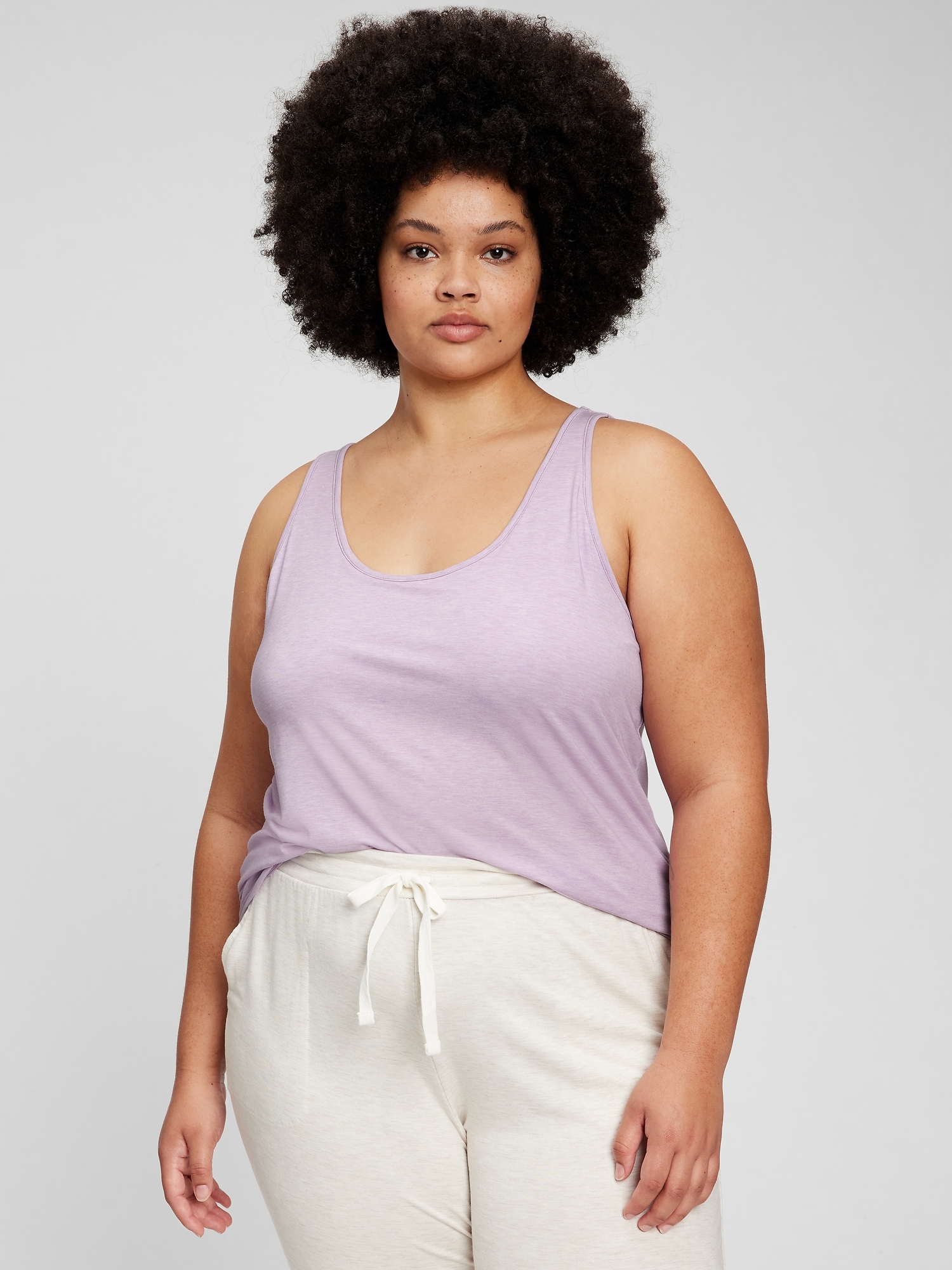 Sleep tank top with support cheap