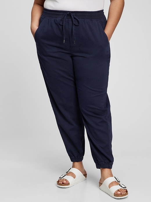 Image number 4 showing, Ribbed Pull-On Joggers with Washwell