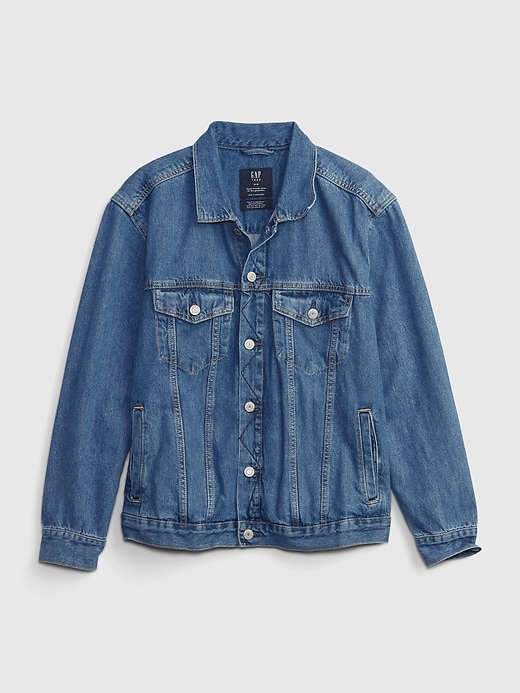 Image number 4 showing, Teen Oversized Denim Jacket