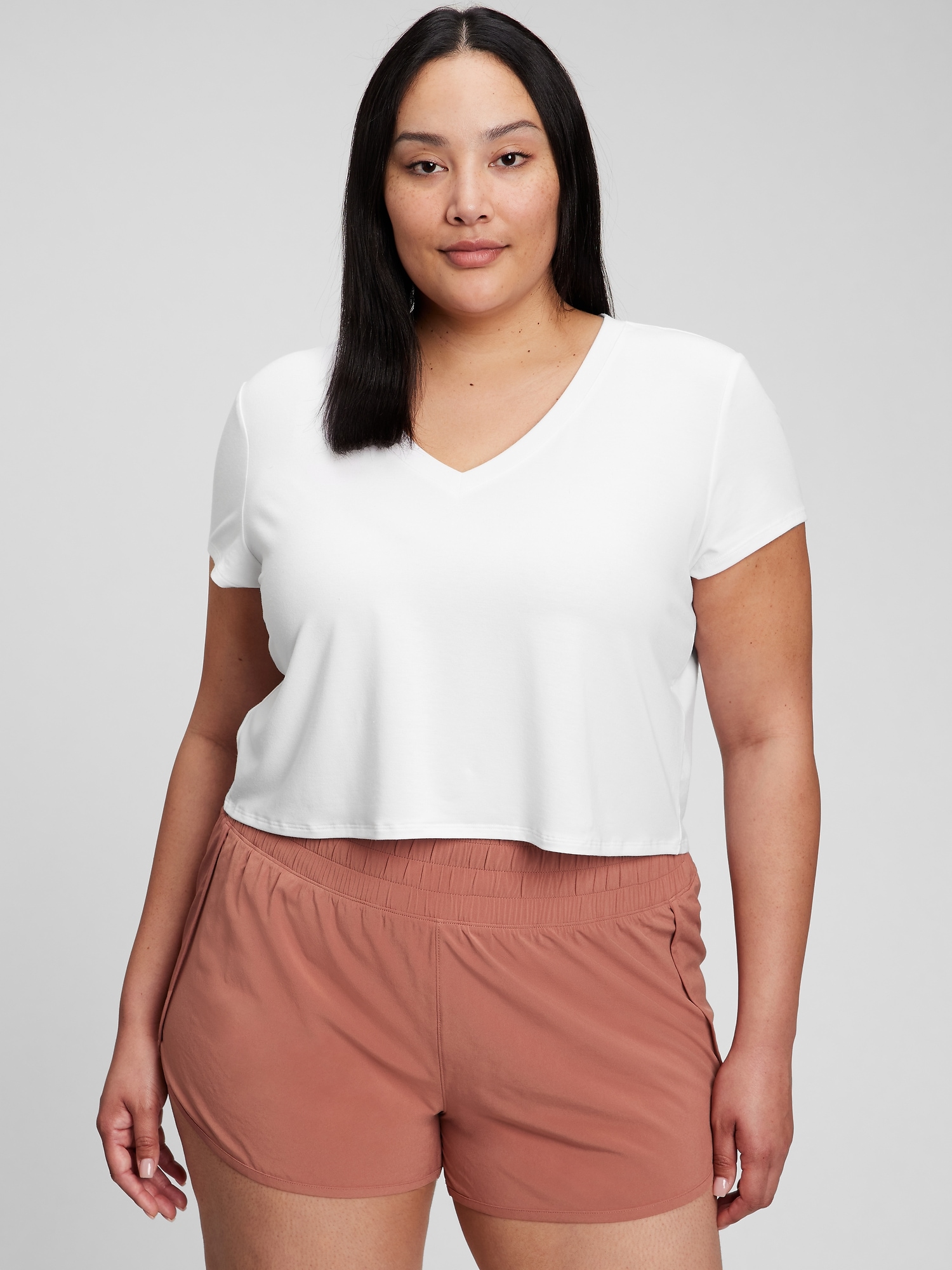 gap cropped t shirt