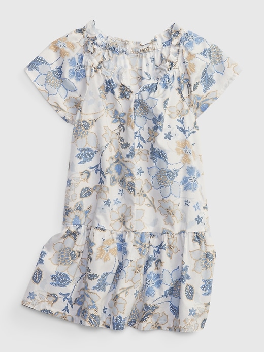 Image number 1 showing, Toddler Floral Flutter Tiered Dress