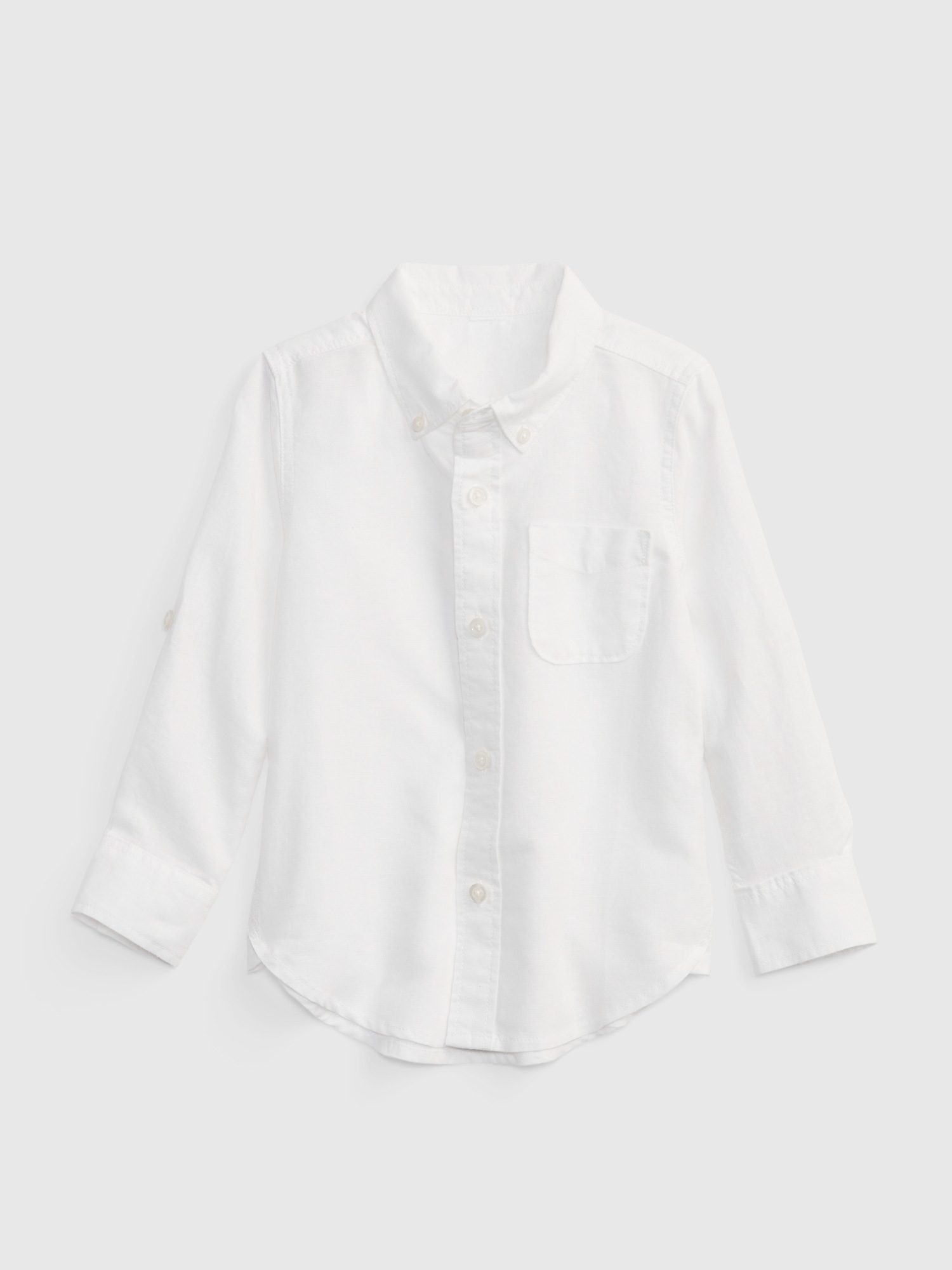 Toddler LinenCotton ButtonDown Shirt Gap