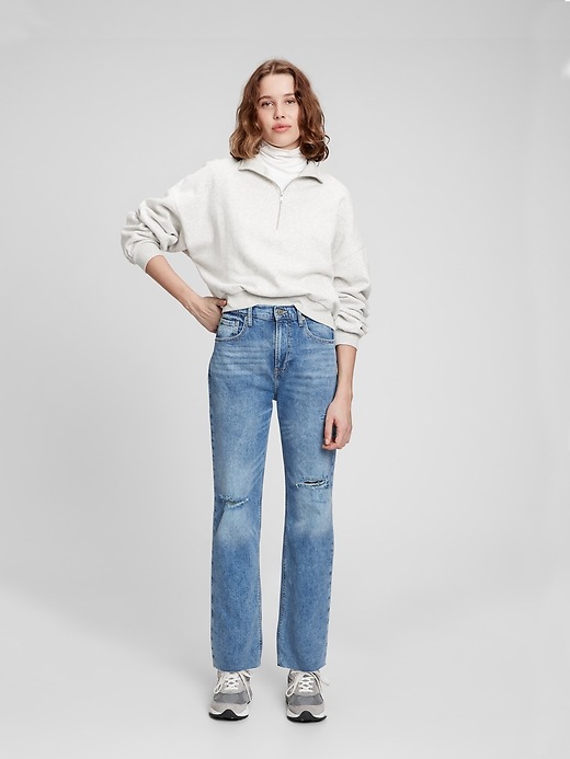 Gap High Rise Distressed '90s Loose Jeans with Washwell