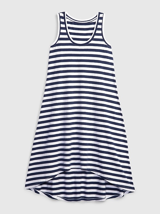 Image number 6 showing, Linen Cotton Hi-Low Tank Dress