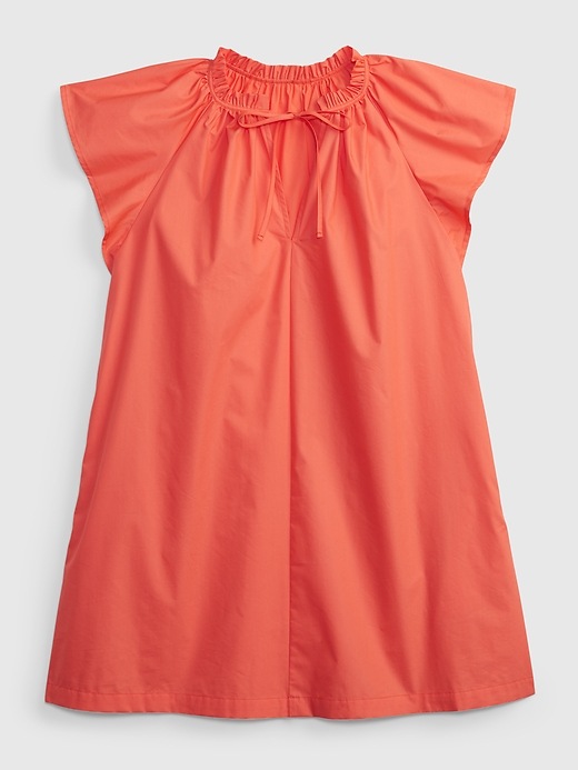 Image number 6 showing, Tie-Front Flutter Sleeve Mini Dress