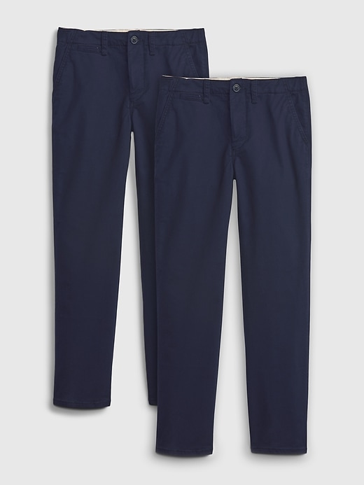 Kids Uniform Lived-In Khakis (2-Pack) | Gap