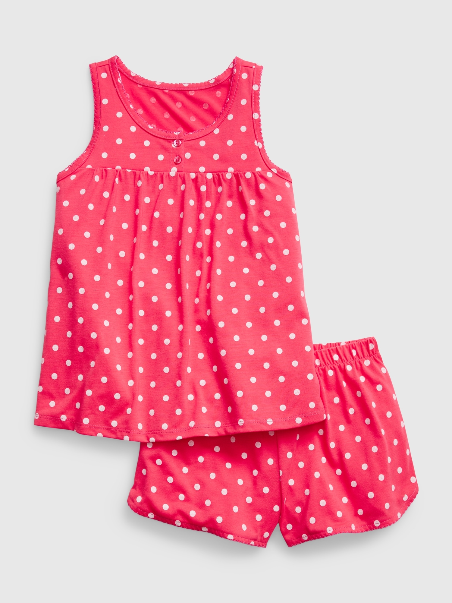 Kids 100 Recycled Graphic PJ Shorts Set Gap