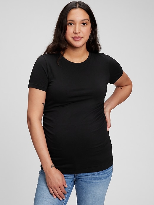 View large product image 1 of 1. Maternity VintageSoft Crewneck T-Shirt