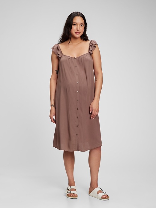 Image number 5 showing, Maternity Midi Tank Dress