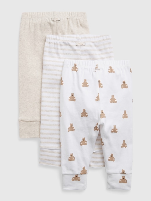 Image number 2 showing, Baby 100% Organic Cotton First Favorites Pull-On Pants (3-Pack)