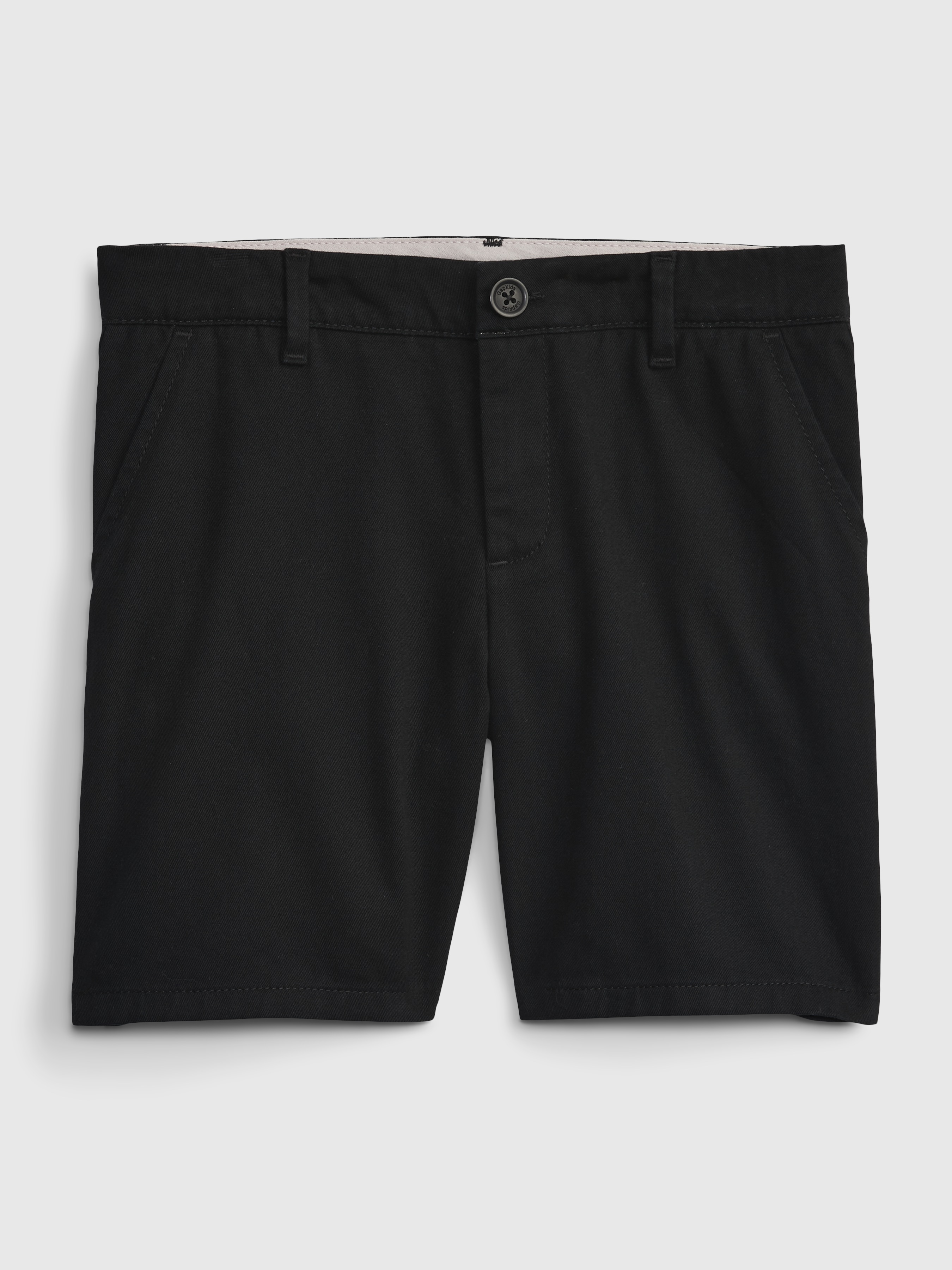 black midi shorts