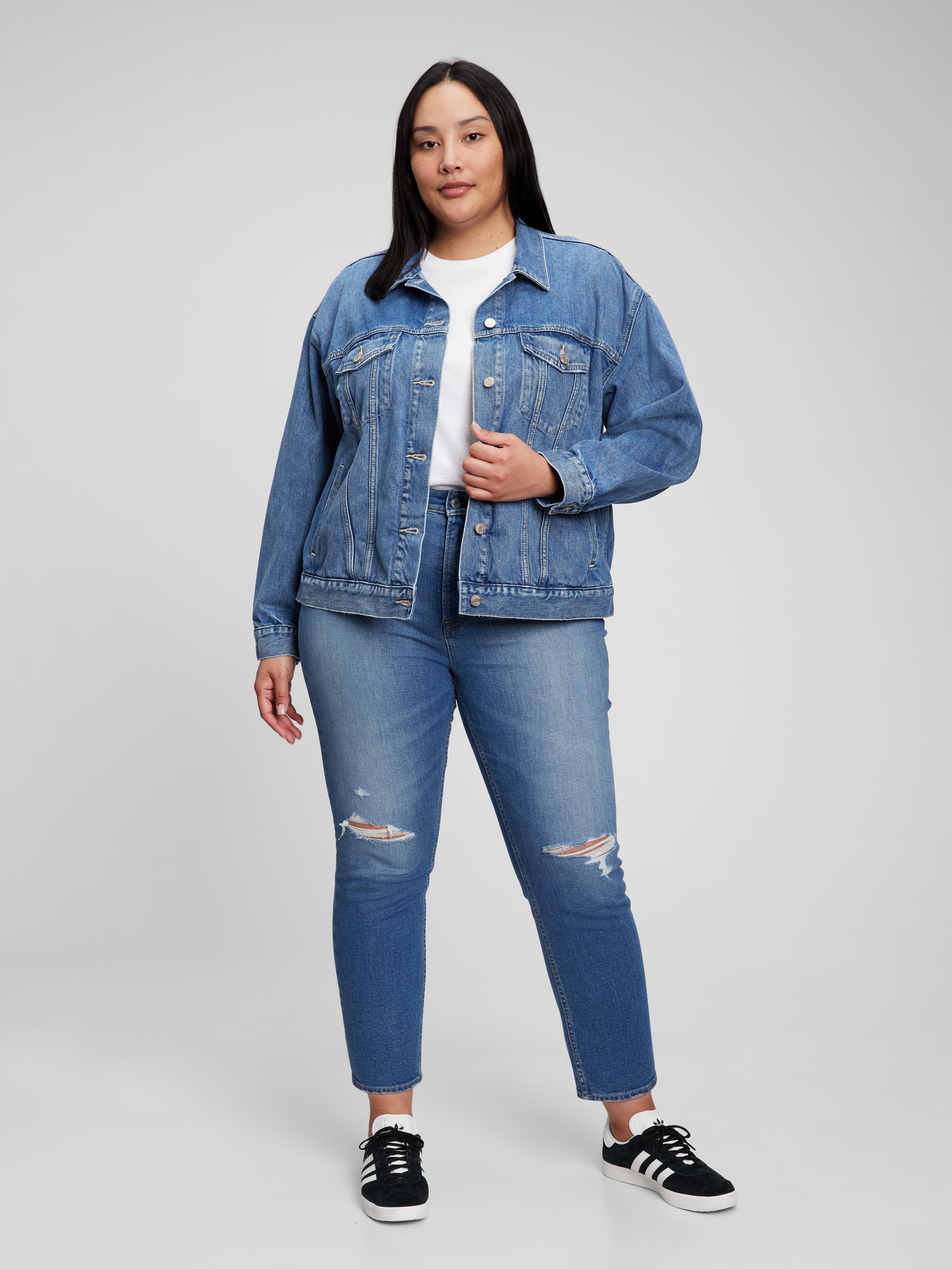 Oversized Icon Denim Jacket | Gap