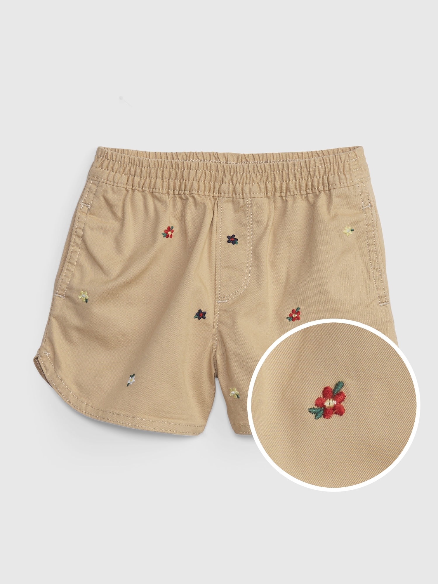 Gap Toddler Pull-On Dolphin Shorts brown. 1