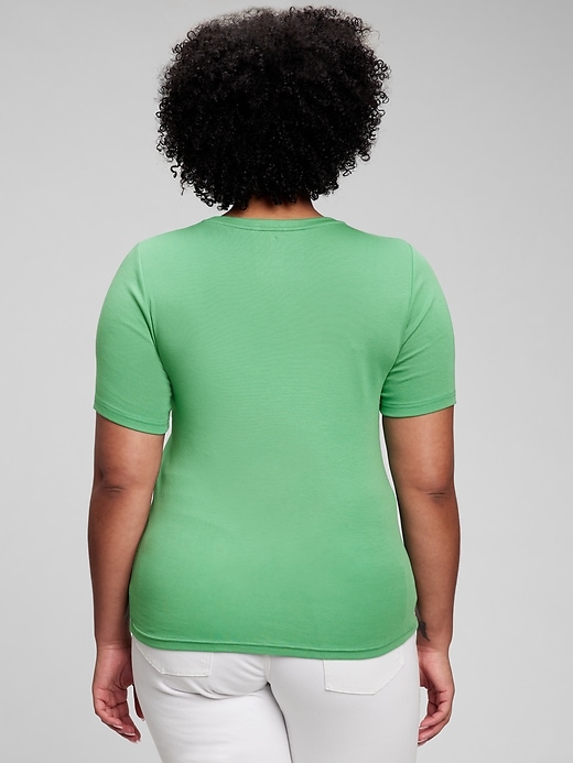 Image number 2 showing, Modern Crewneck Half Sleeve T-Shirt