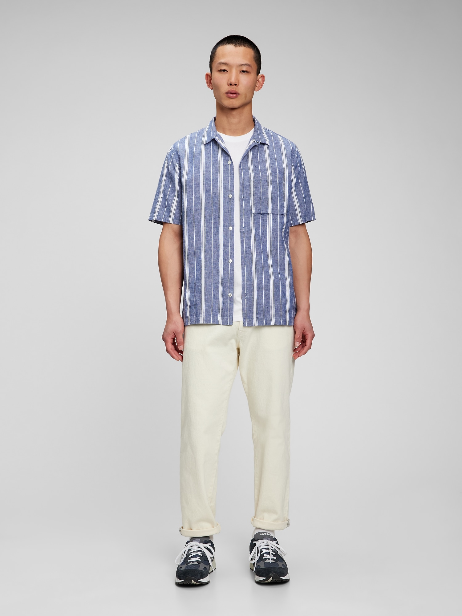 LinenCotton Vacay Shirt Gap