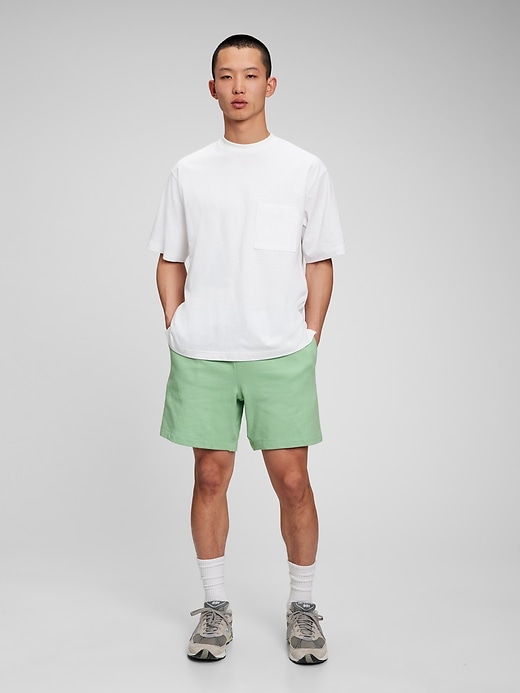 Image number 4 showing, 7" French Terry Shorts with E-Waist