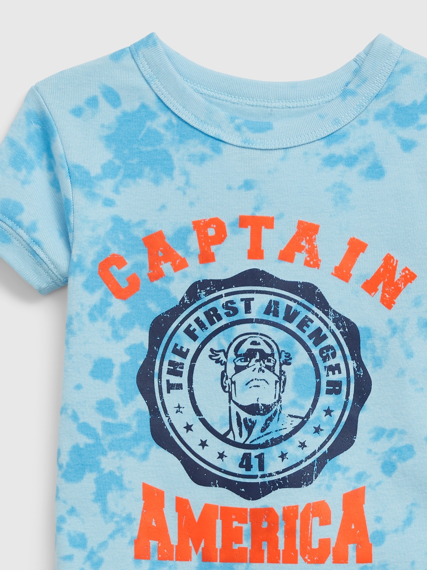babyGap | Marvel 100% Organic Cotton Captain America PJ Shorts Set | Gap