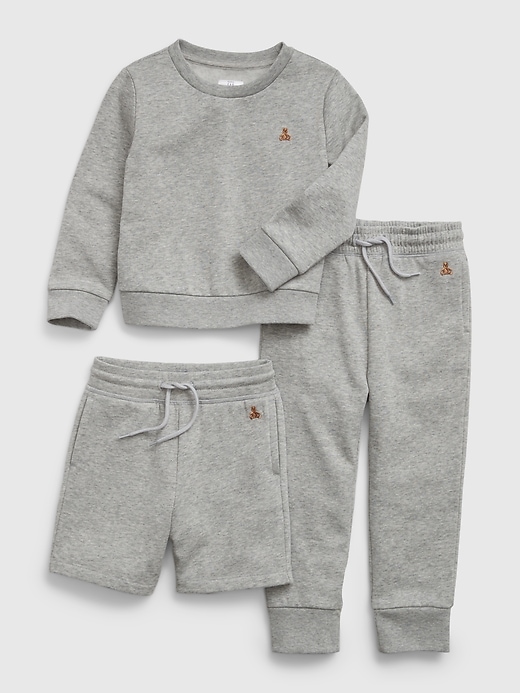 View large product image 1 of 1. Toddler Active Fleece 3-Piece Outfit Set