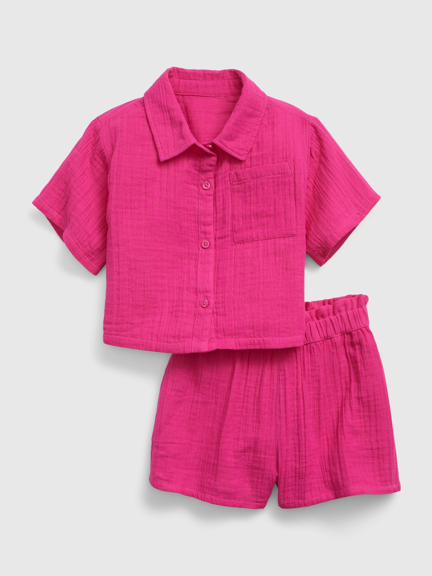 Toddler Crinkle Gauze Outfit Set | Gap