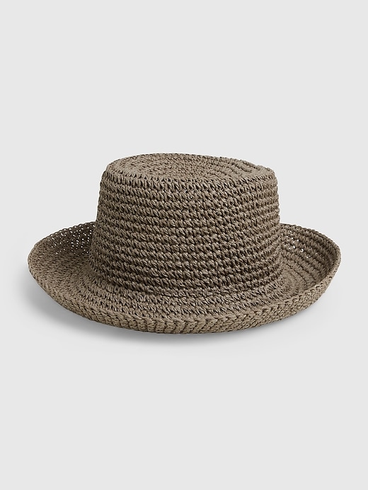 View large product image 1 of 1. Packable Straw Hat