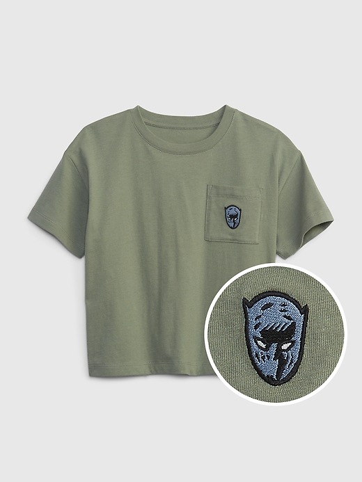 View large product image 1 of 2. babyGap &#124 Marvel Relaxed Pocket T-Shirt